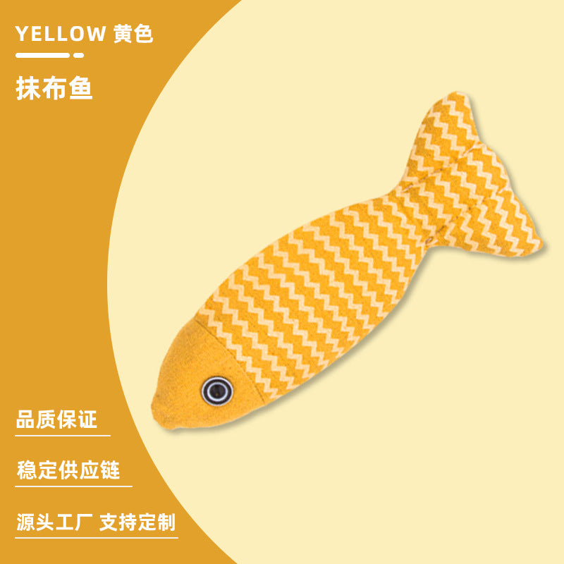 Interactive Catnip Fish Toy