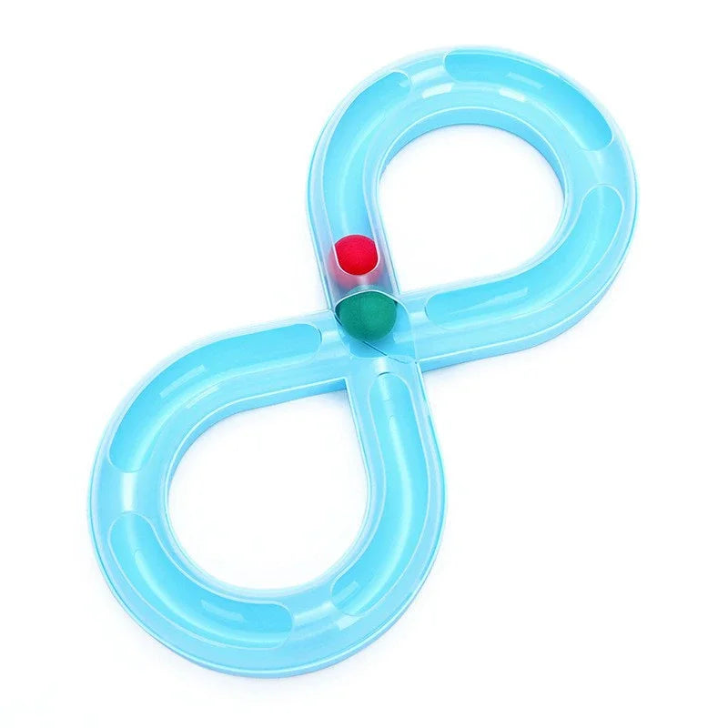 Interactive Track Ball Cat Toy