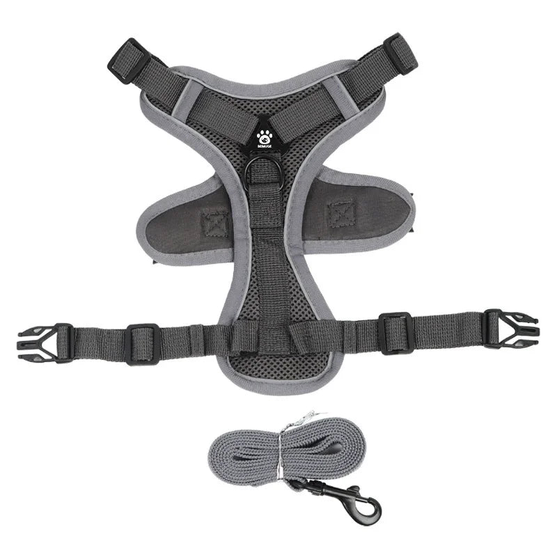 Reflective No-Pull Harness & Leash Set