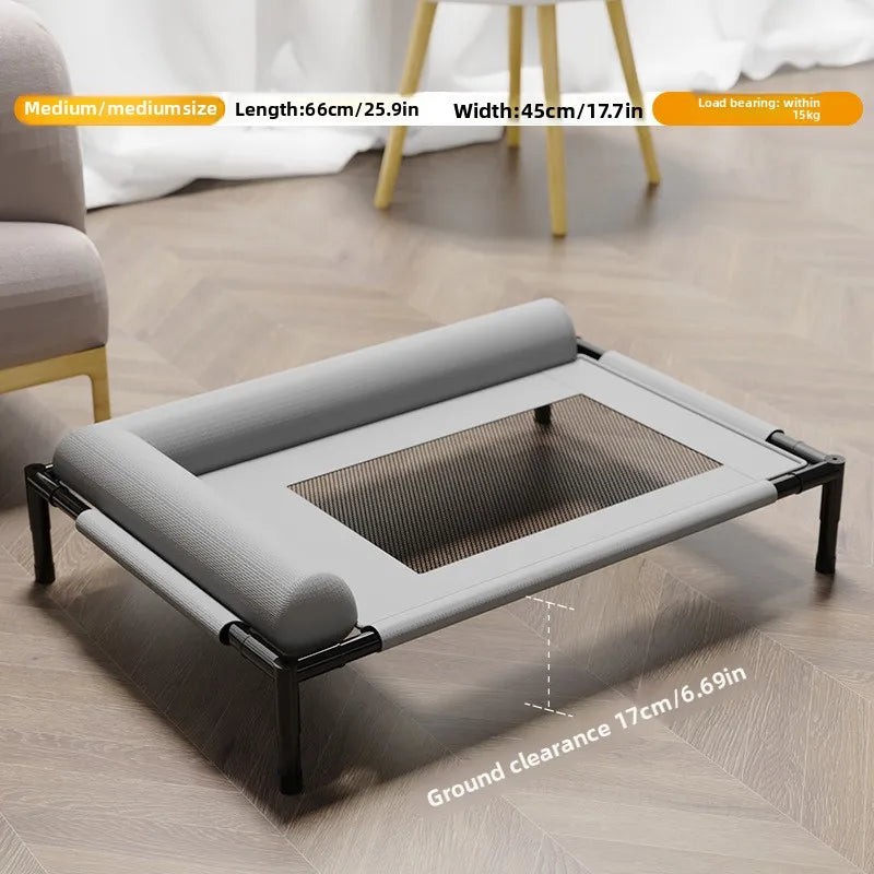 Elevated Washable Mesh Pet Bed