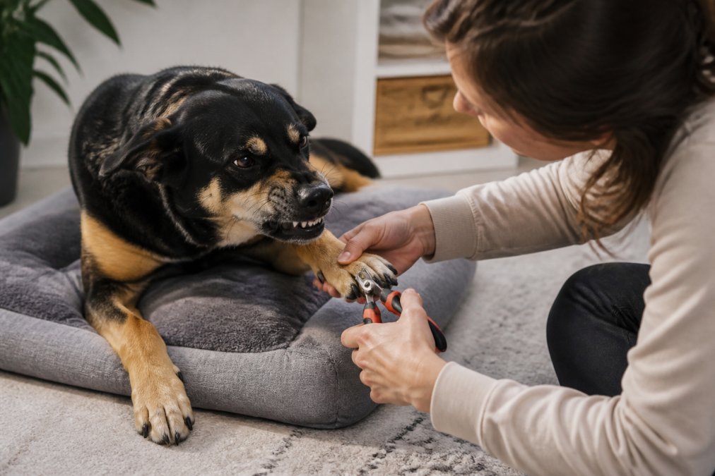 How to Calm an Aggressive Dog for Nail Trimming