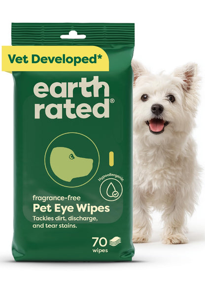 Earth Rated Dog Wipes for Paws & Butt, Deodorizing, Lavender, 100ct