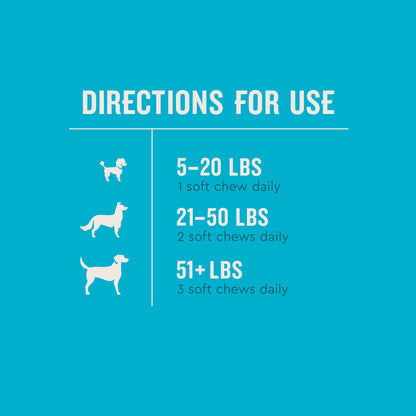 VetIQ Glucosamine Hip & Joint Supplement for Dogs, 180 Soft Chews, Joint Support Supplement with MSM and Krill, Dog Health Supplies Large & Small Breed, Chicken Flavored Chewables