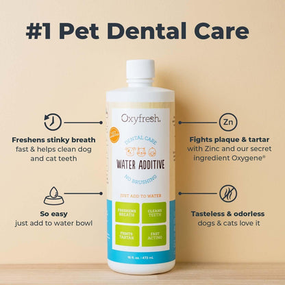 Oxyfresh Pet Dental Water Additive - 16 oz.