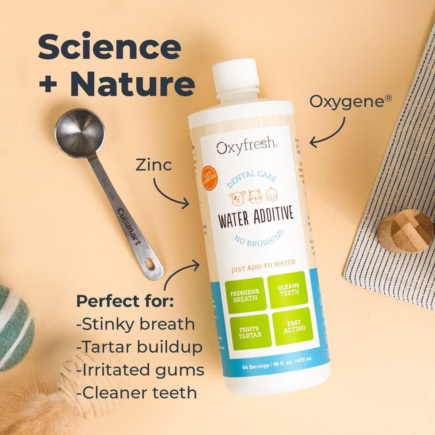 Oxyfresh Pet Dental Water Additive - 16 oz.