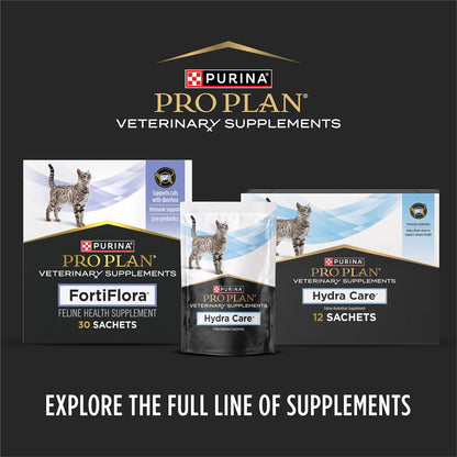 Pro Plan Veterinary Diets FortiFlora Daily Probiotic Powder Supplement for Cats with Digestive Support and Immune System