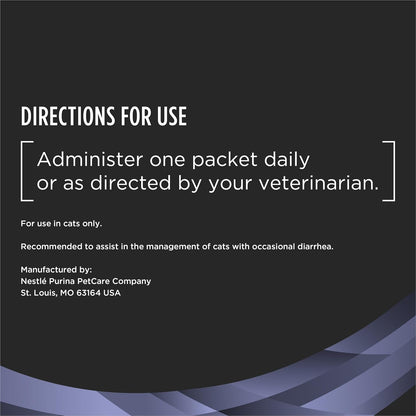 Pro Plan Veterinary Diets FortiFlora Daily Probiotic Powder Supplement for Cats with Digestive Support and Immune System