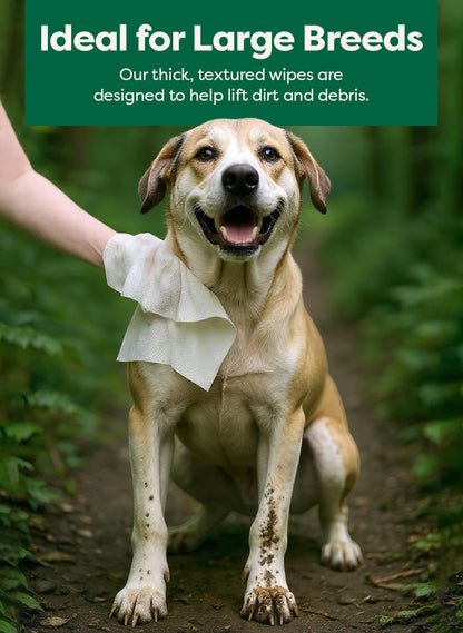 Earth Rated Dog Wipes for Paws & Butt, Deodorizing, Lavender, 100ct