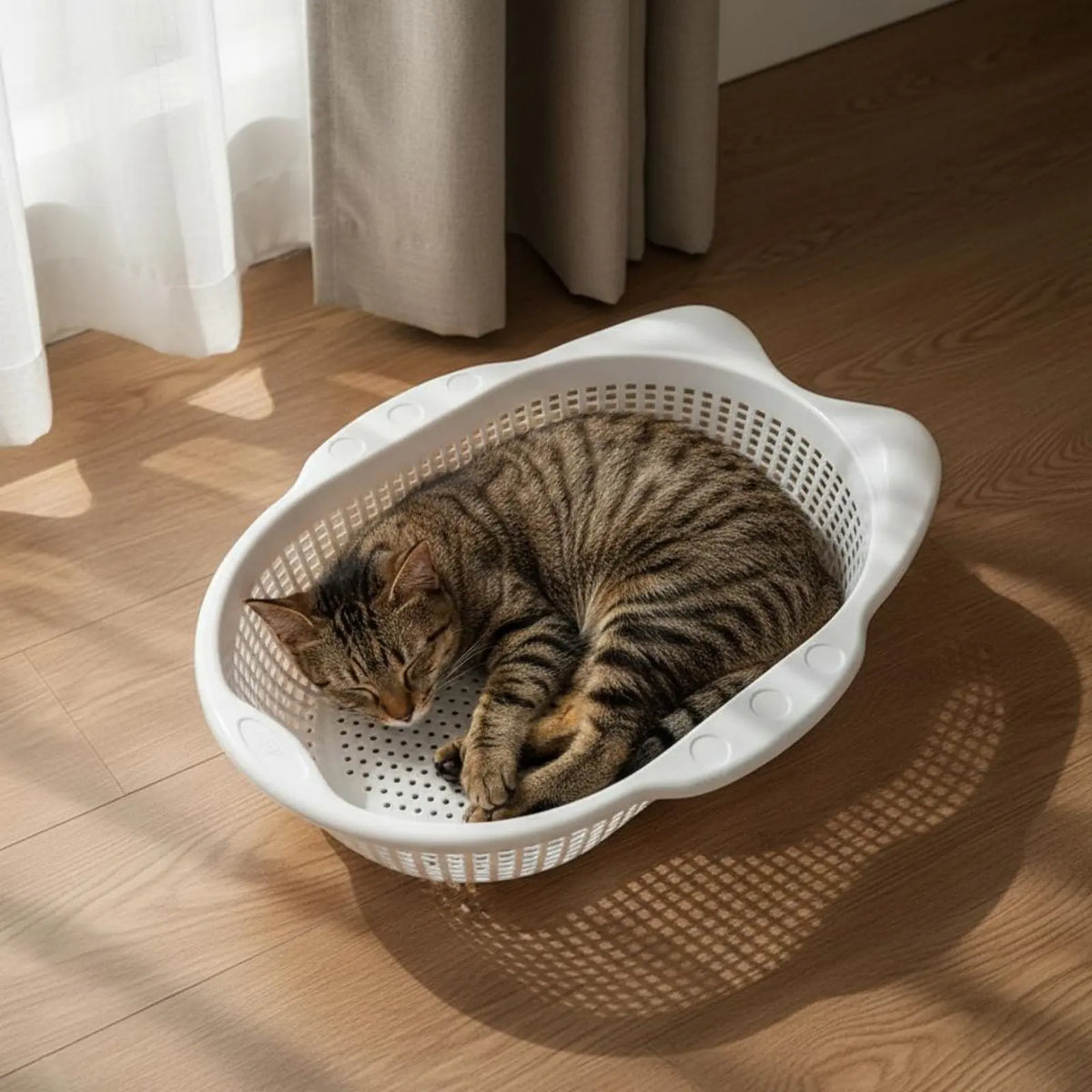 Breathable Thickened Cat Basket Bed