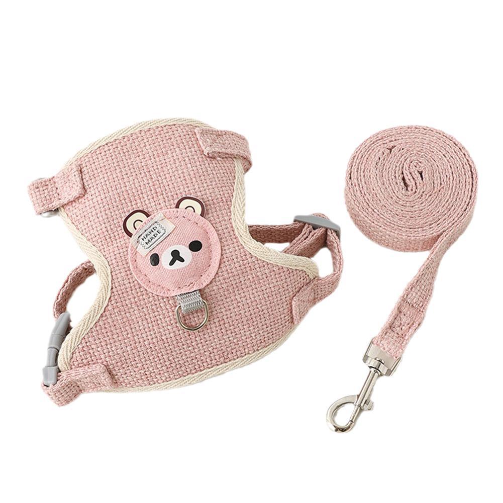 Small Pet Adjustable Vest Harness & Leash Set