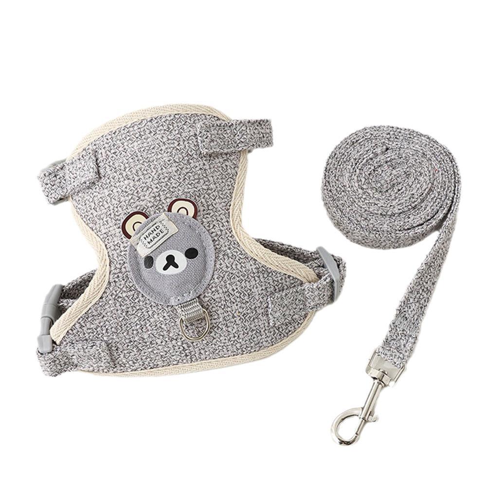 Small Pet Adjustable Vest Harness & Leash Set