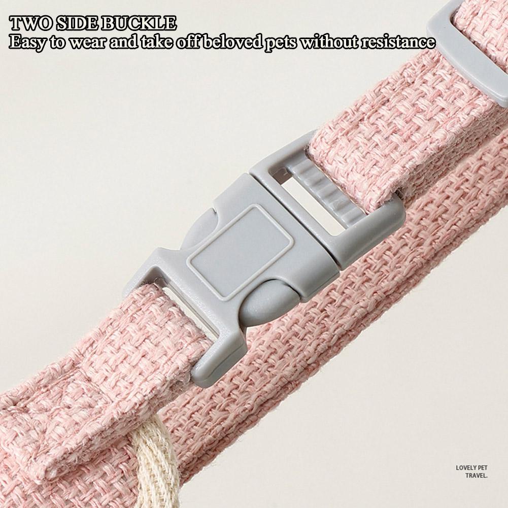 Small Pet Adjustable Vest Harness & Leash Set