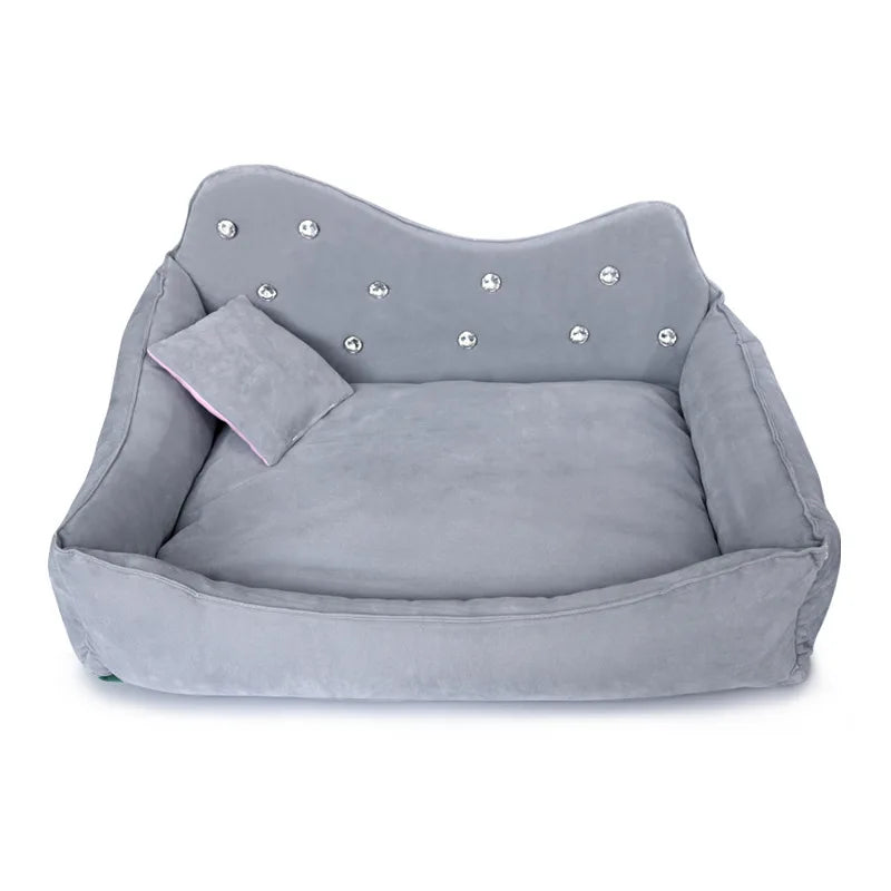Luxury Rhinestone Princess Pet Bed