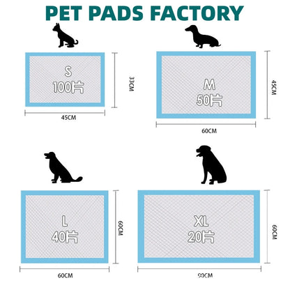 Pet Supplies Small Dogs Potty Pad for Puppy Training Mats Pet Pads for Dogs Pee Pads Pet Supplies Wholesale