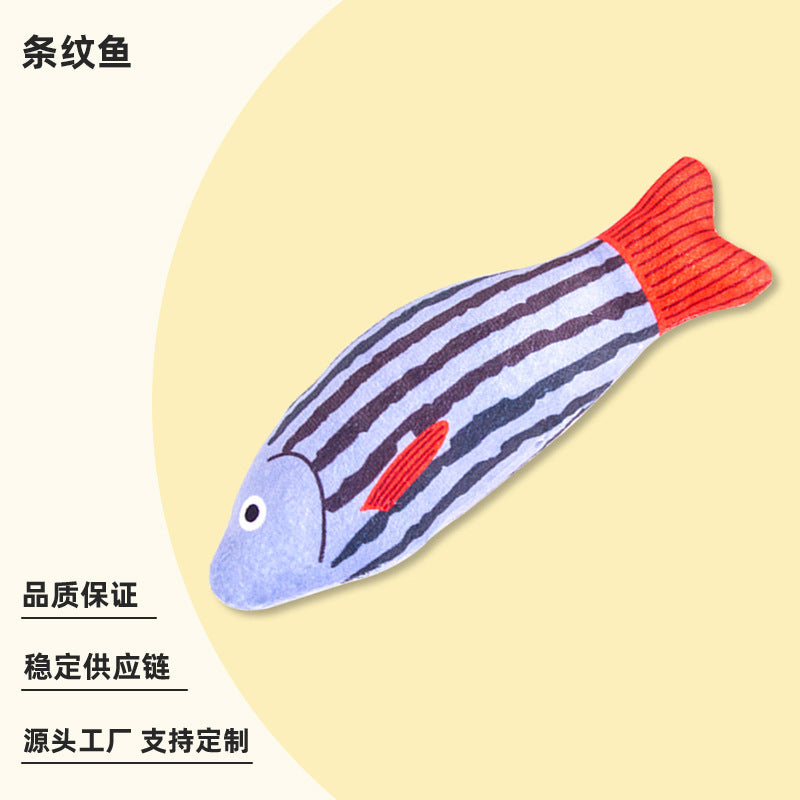 Interactive Catnip Fish Toy