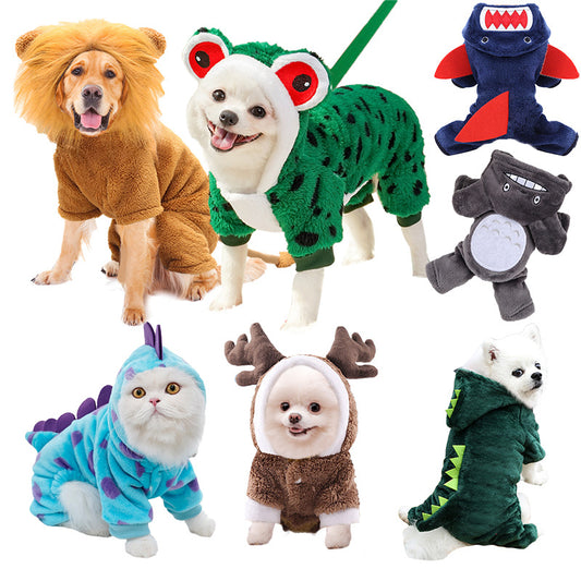 Autumn Pet Outfit for Dogs & Cats