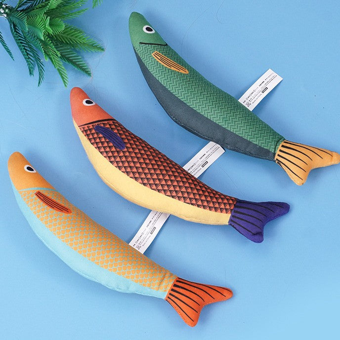 Interactive Catnip Fish Toy