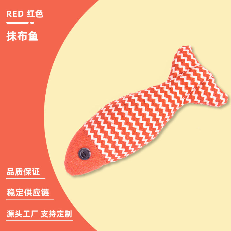 Interactive Catnip Fish Toy
