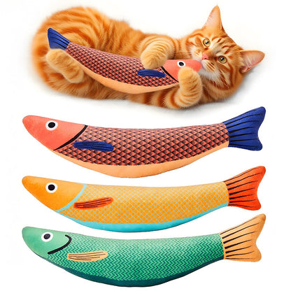 Interactive Catnip Fish Toy