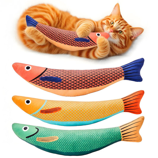 Interactive Catnip Fish Toy