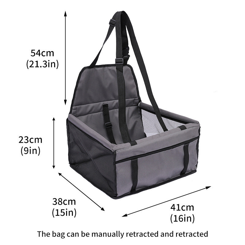 Amazon's Popular Car Pet Carrier Dog Backpack Pet Travel Safety Seat Car Bag Supplies Dog Bag