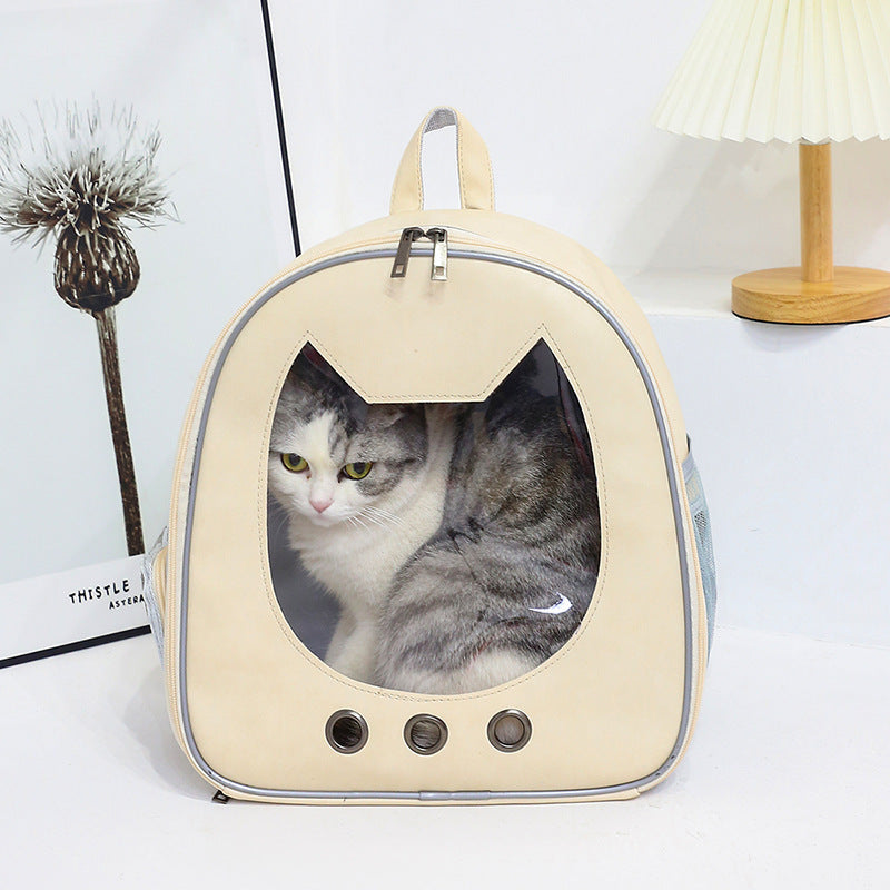 Space-Style Cat Carrier Backpack