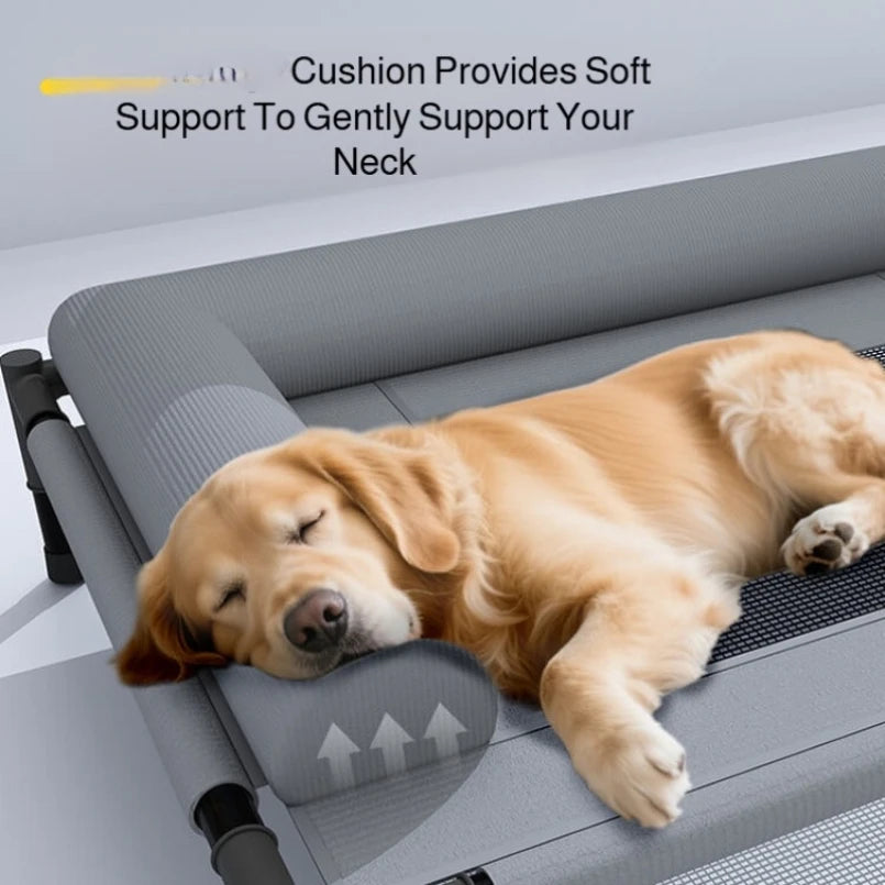 Elevated Breathable Mesh Pet Bed