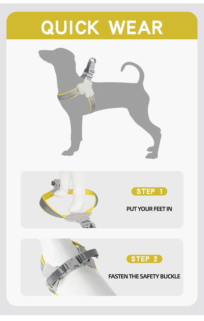 Reflective No-Pull Harness for Small & Medium Dogs