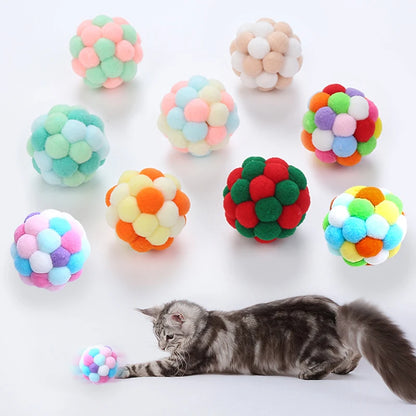Colorful Bell Ball Cat Toy