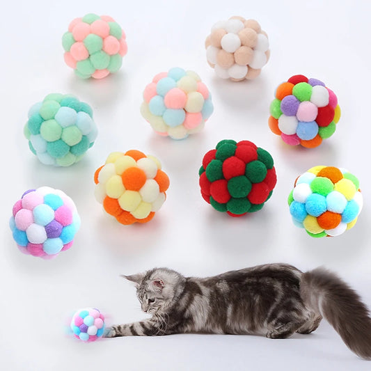 Colorful Bell Ball Cat Toy