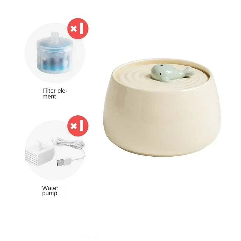 Automatic Filtered Cat & Dog Water Fountain