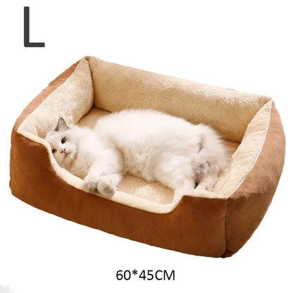 Cozy Cat & Small Dog Cushion Bed