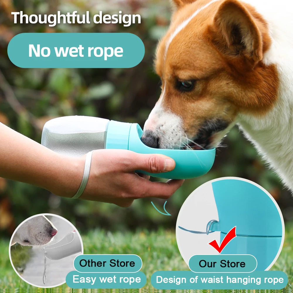 Outdoor Dog Water Bottle Walking Puppy Feeding Supplies for Small Big Dogs Travel Portable Pet Drinking Bowl Cat Water Dispenser