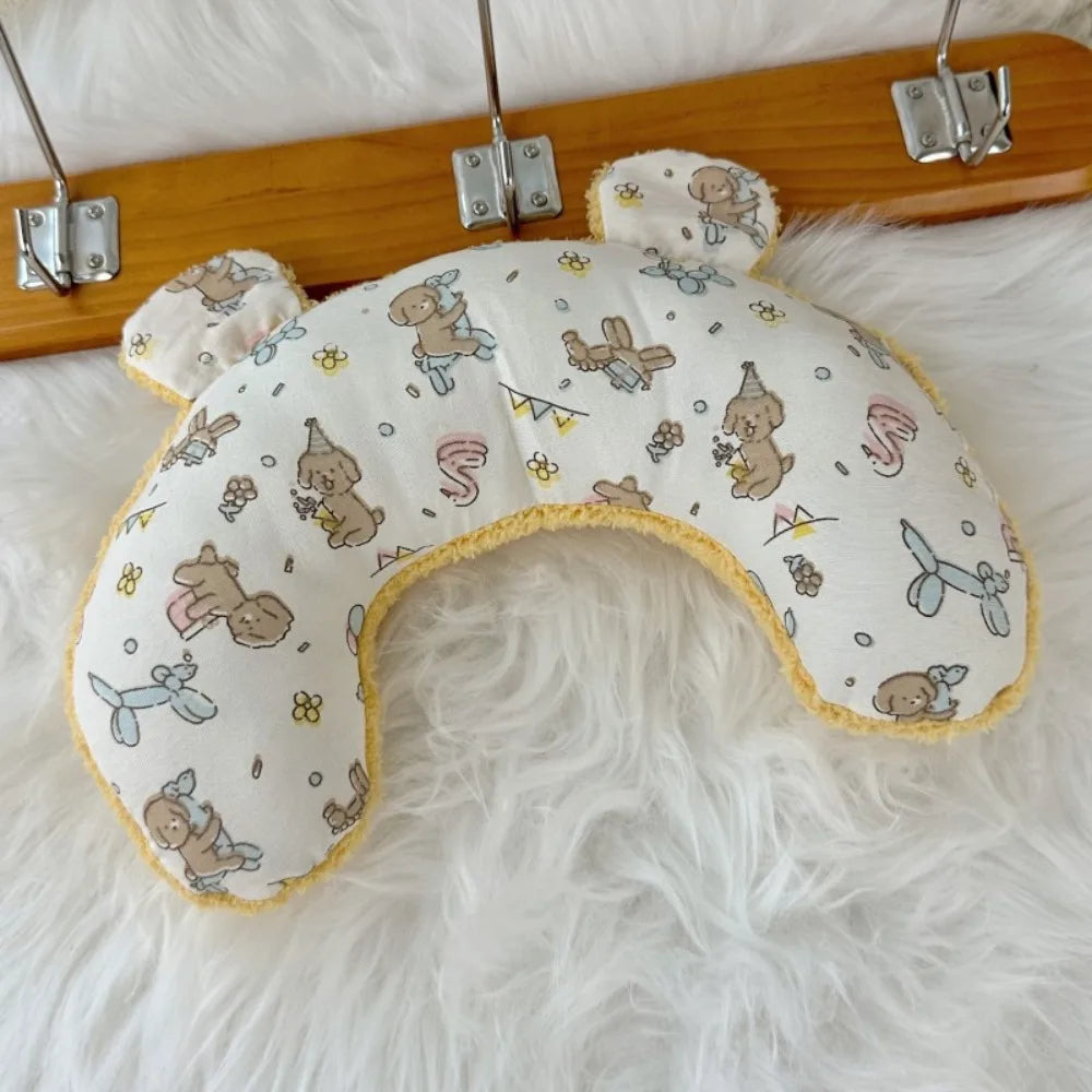 Printed Dog & Cat Sleeping Pillow