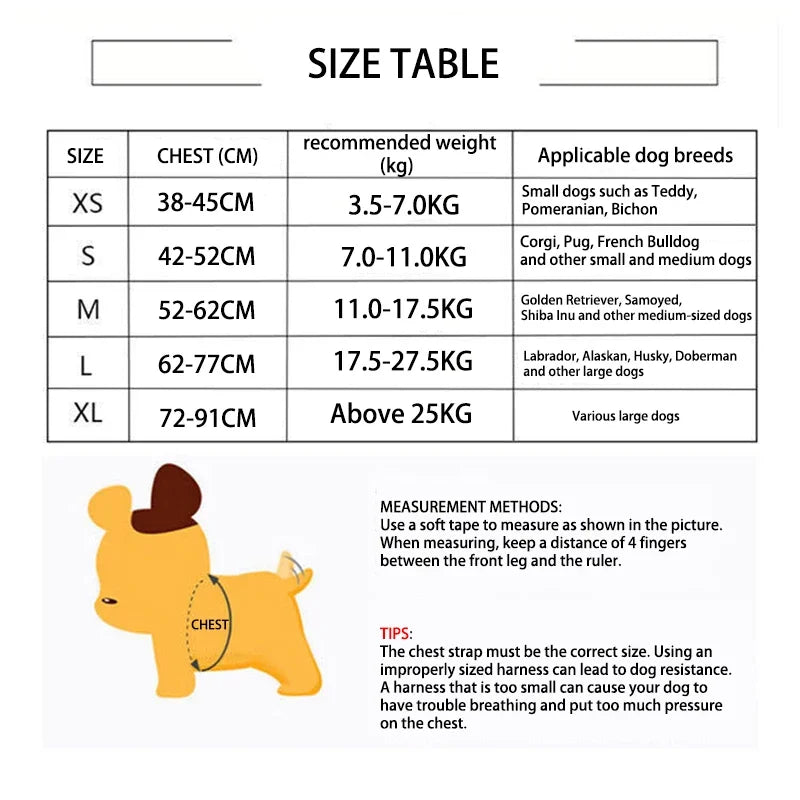 Breathable Quick-Release Dog Harness