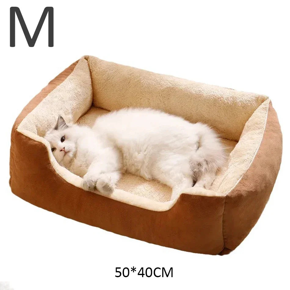 Cozy Cat & Small Dog Cushion Bed