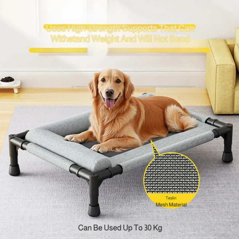 Elevated Breathable Mesh Pet Bed