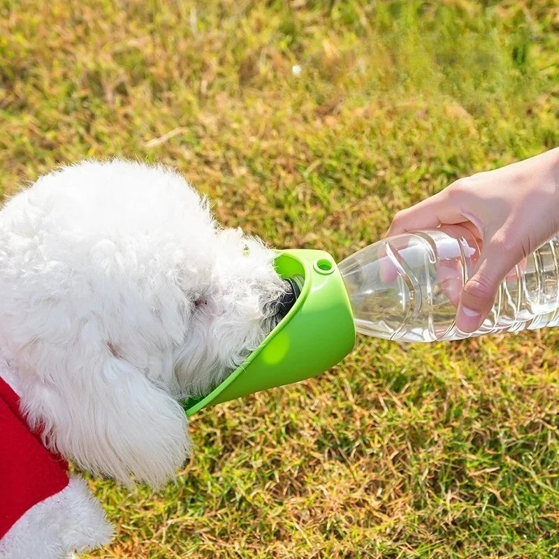Silicone Pet Water Bottle Portable Dog Outdoor Travel Water Feeder Leakproof Cat Drinking Cup for Walking Hiking Puppy Supplies