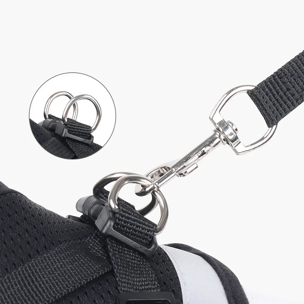 Reflective Escape-Resistant Cat Harness & Leash