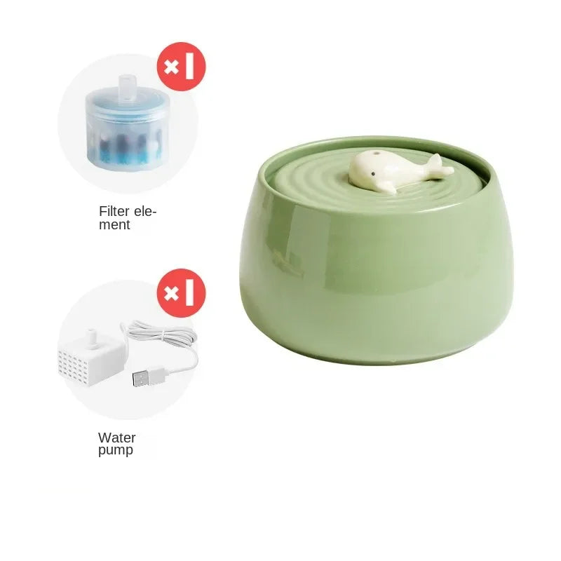 Automatic Filtered Cat & Dog Water Fountain