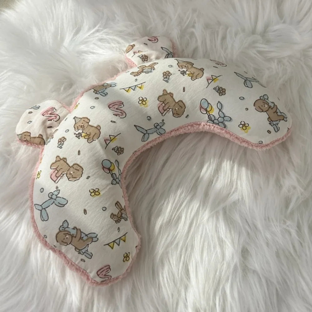 Printed Dog & Cat Sleeping Pillow