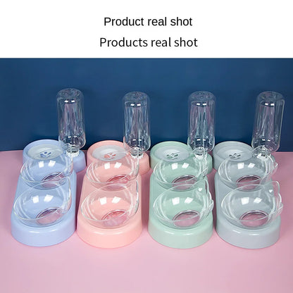 Elevated Double Dog & Cat Bowls