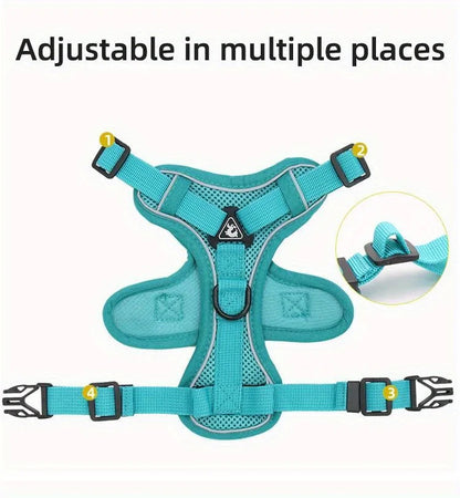 Reflective No-Pull Harness & Leash Set