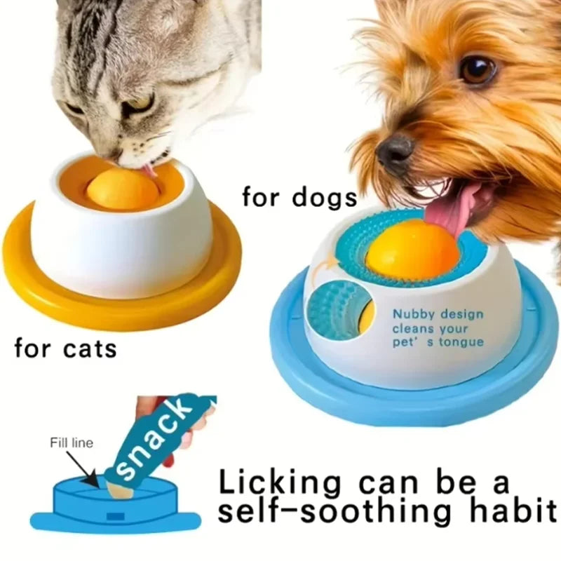 New Dog supplies Anti-overturning Pet toys anti-greedy bite-resistant anti-boring artifact kittens cats dog licking supplies