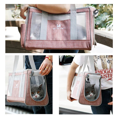 Breathable Single-Shoulder Cat Carrier