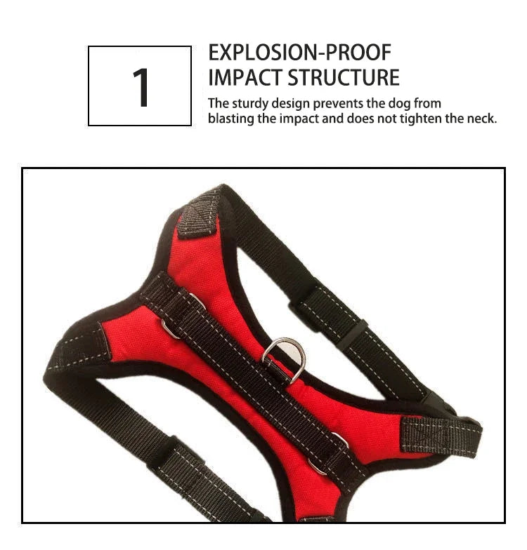 Breathable Quick-Release Dog Harness