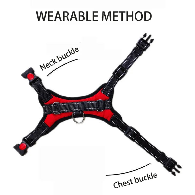 Breathable Quick-Release Dog Harness