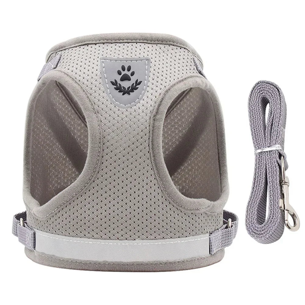 Reflective Escape-Resistant Cat Harness & Leash