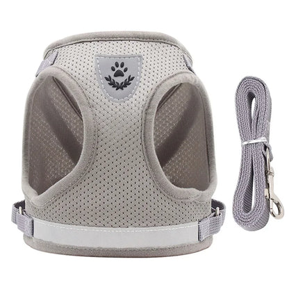 Reflective Escape-Resistant Cat Harness & Leash