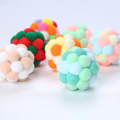 Colorful Bell Ball Cat Toy